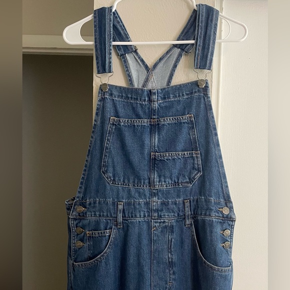 Free People Ziggy denim long overalls, size S - Picture 1 of 8